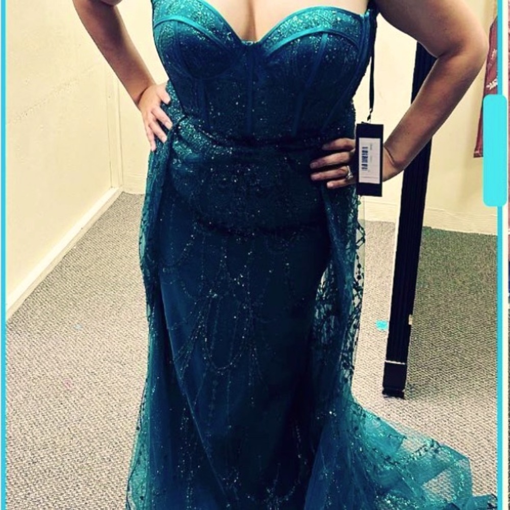 brand new Emeril Green cinderella dress